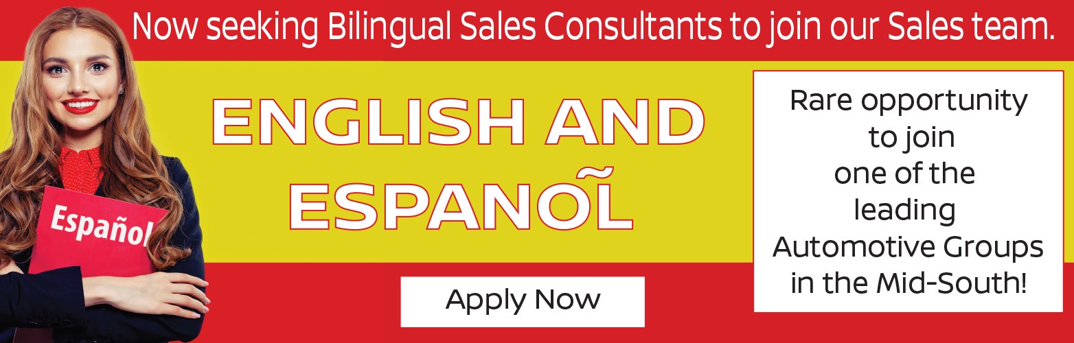 Now seeking Bilingual Sales consultants